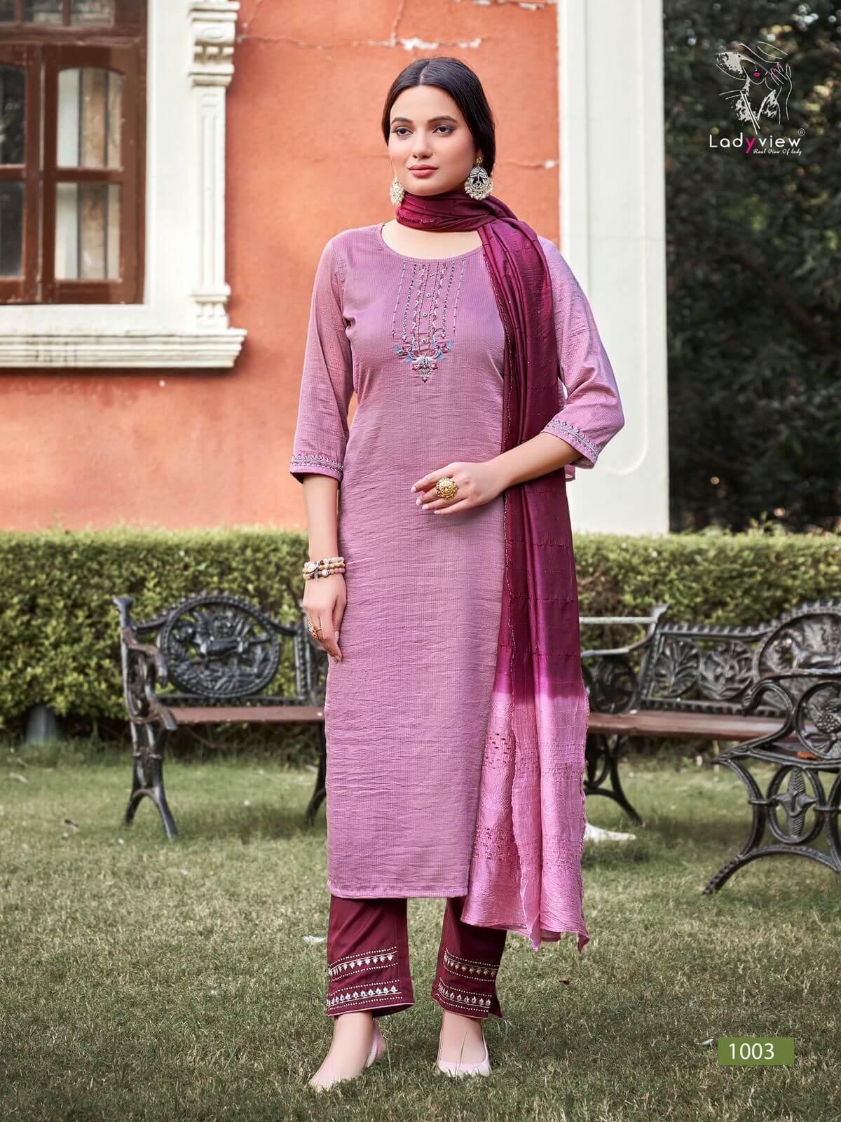 Ladyview Geet Embroidery Salwar Kameez Catalog collection 5