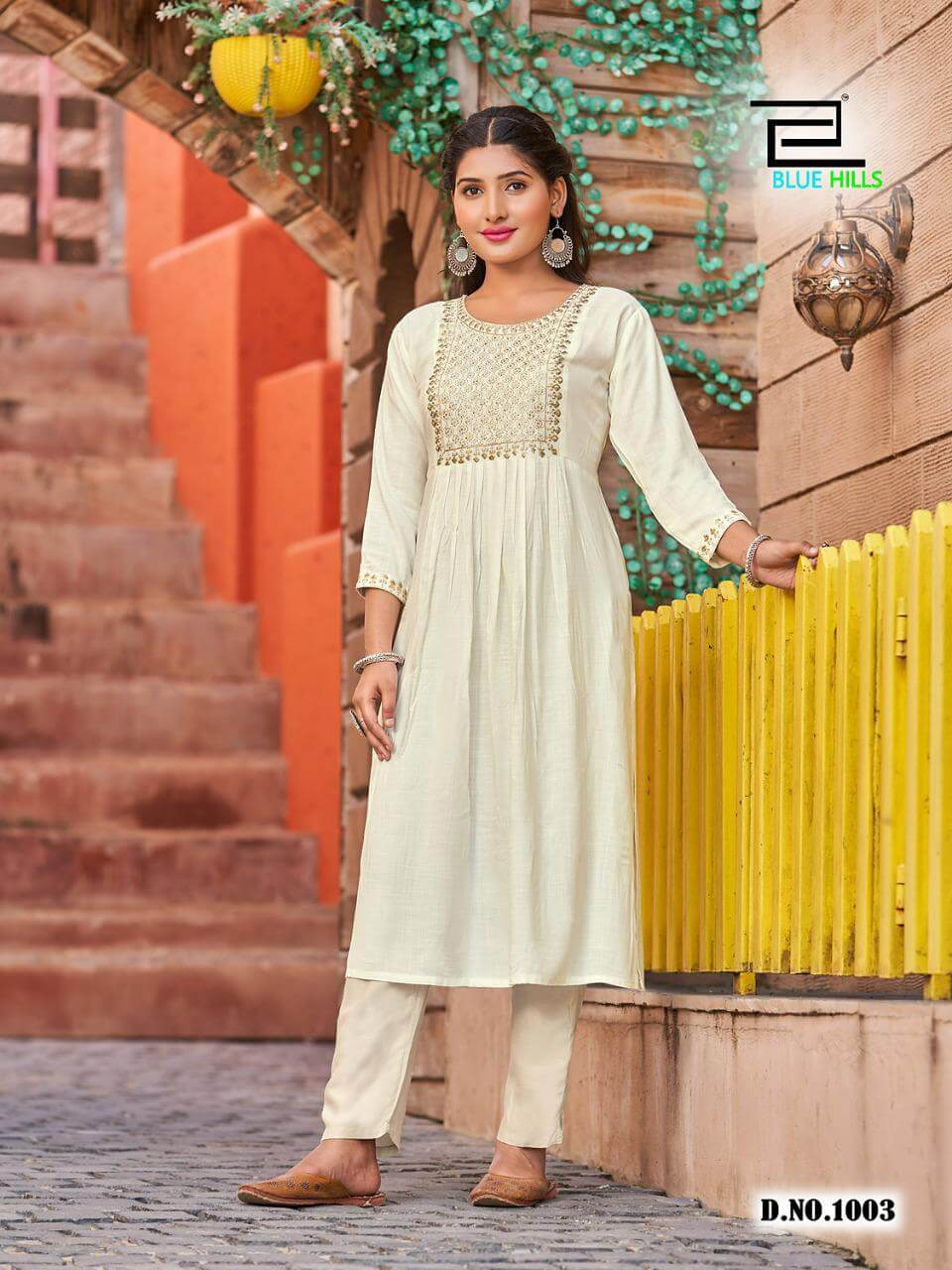 Blue Hills Classic vol 15 Rayon Kurti Catalog collection 4