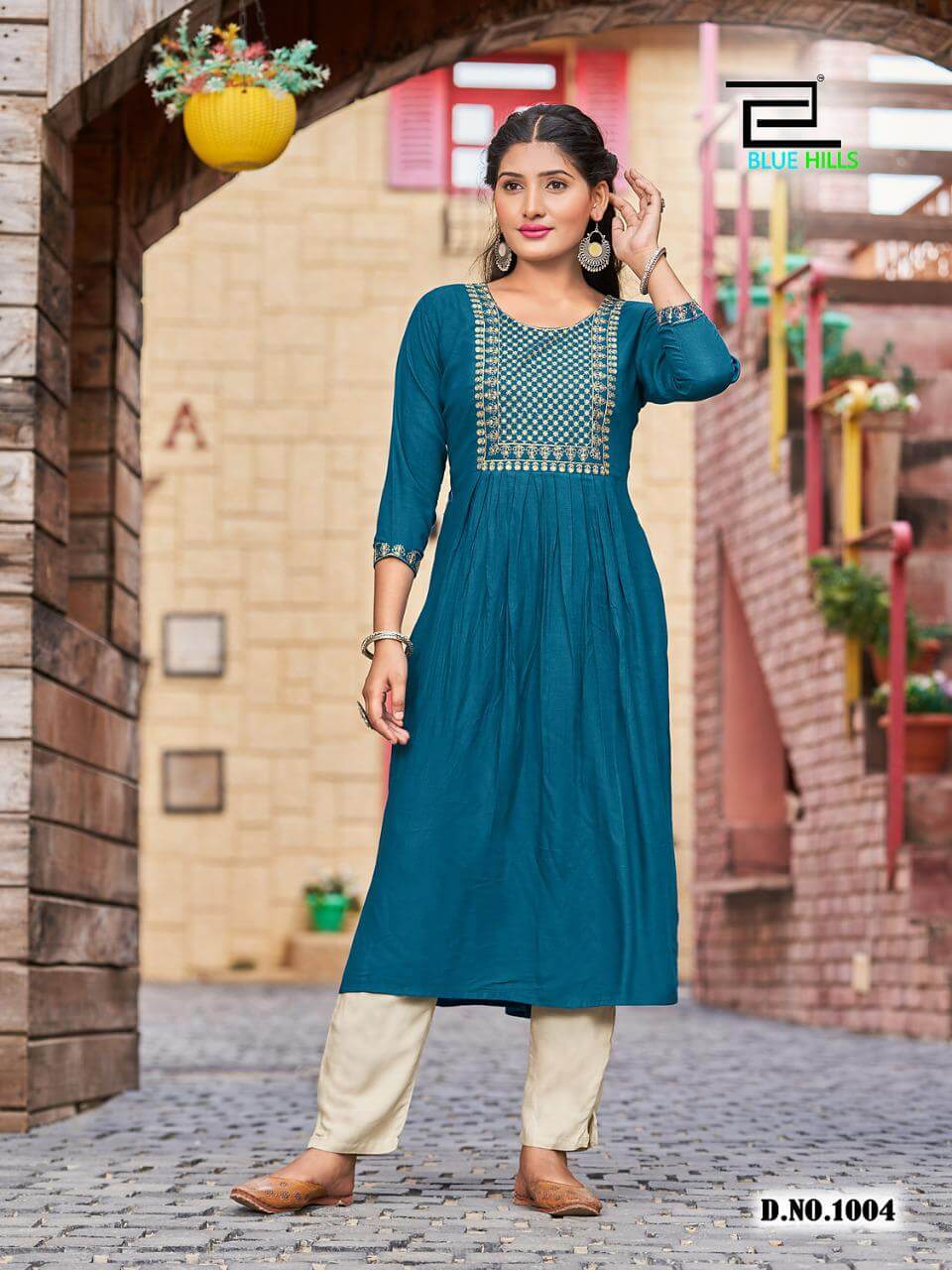 Blue Hills Classic vol 15 Rayon Kurti Catalog collection 3