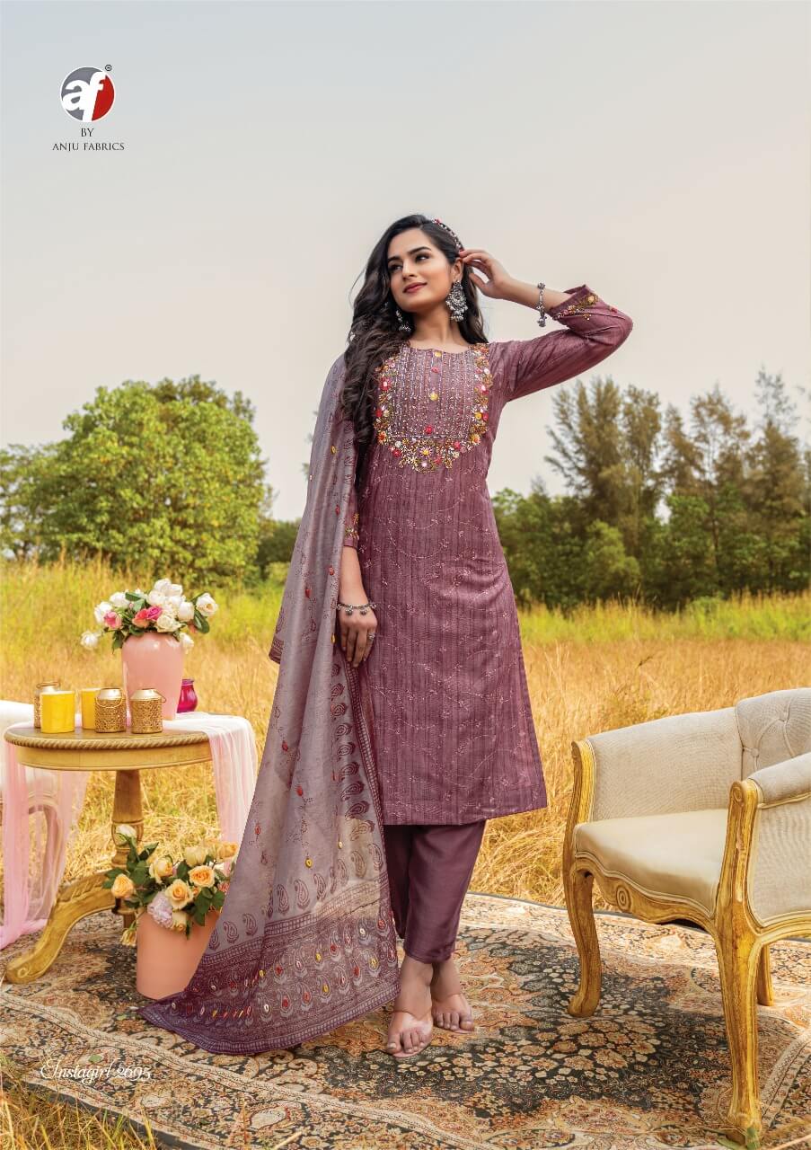 Af Instagirl vol 3 Embroidery Salwar Kameez Catalog collection 3