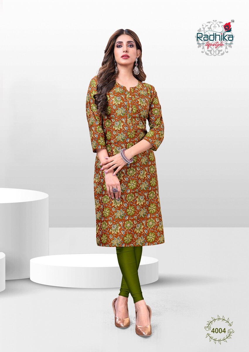 Radhika Lifestyle Traditional vol 4 Kurtis Below 300 Catalog collection 2