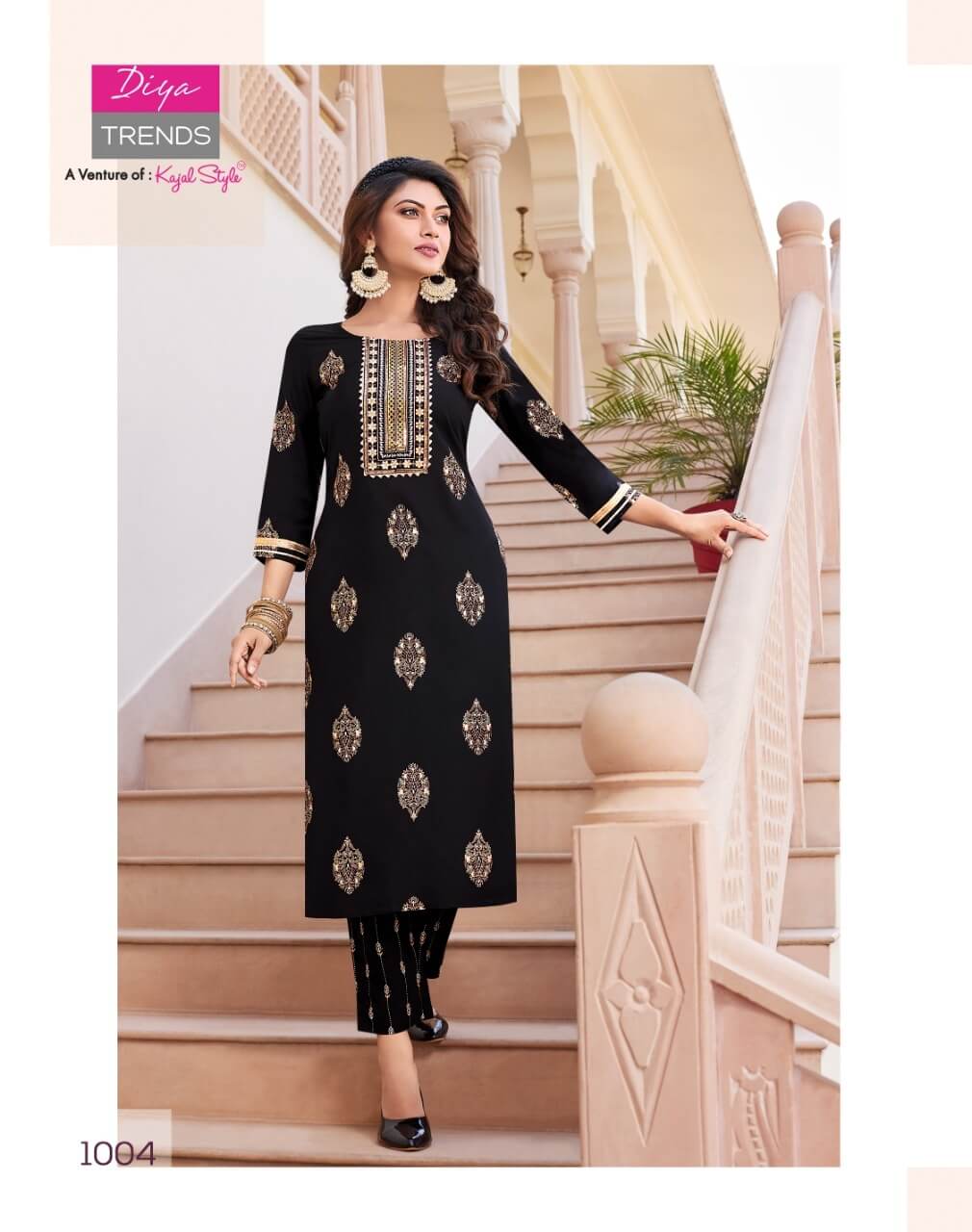 Diya Trends Zoori vol 1 Kurtis with Bottom Catalog collection 6