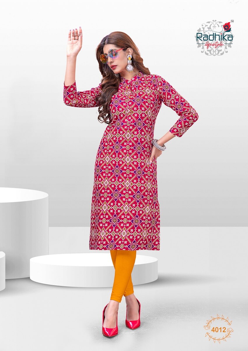 Radhika Lifestyle Traditional vol 4 Kurtis Below 300 Catalog collection 7