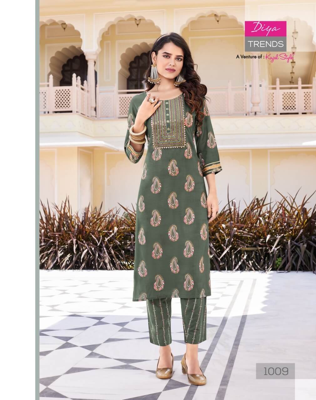 Diya Trends Zoori vol 1 Kurtis with Bottom Catalog collection 2