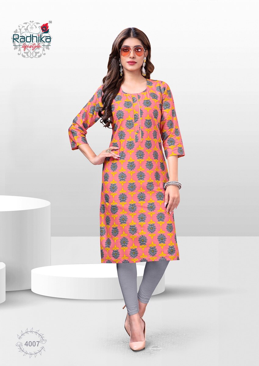 Radhika Lifestyle Traditional vol 4 Kurtis Below 300 Catalog collection 5