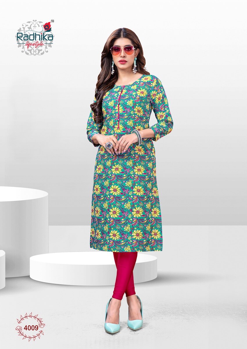 Radhika Lifestyle Traditional vol 4 Kurtis Below 300 Catalog collection 10