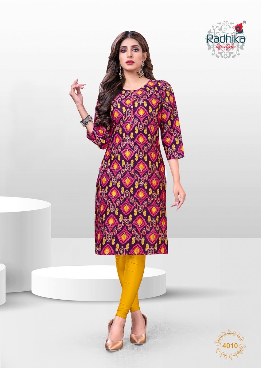 Radhika Lifestyle Traditional vol 4 Kurtis Below 300 Catalog collection 13