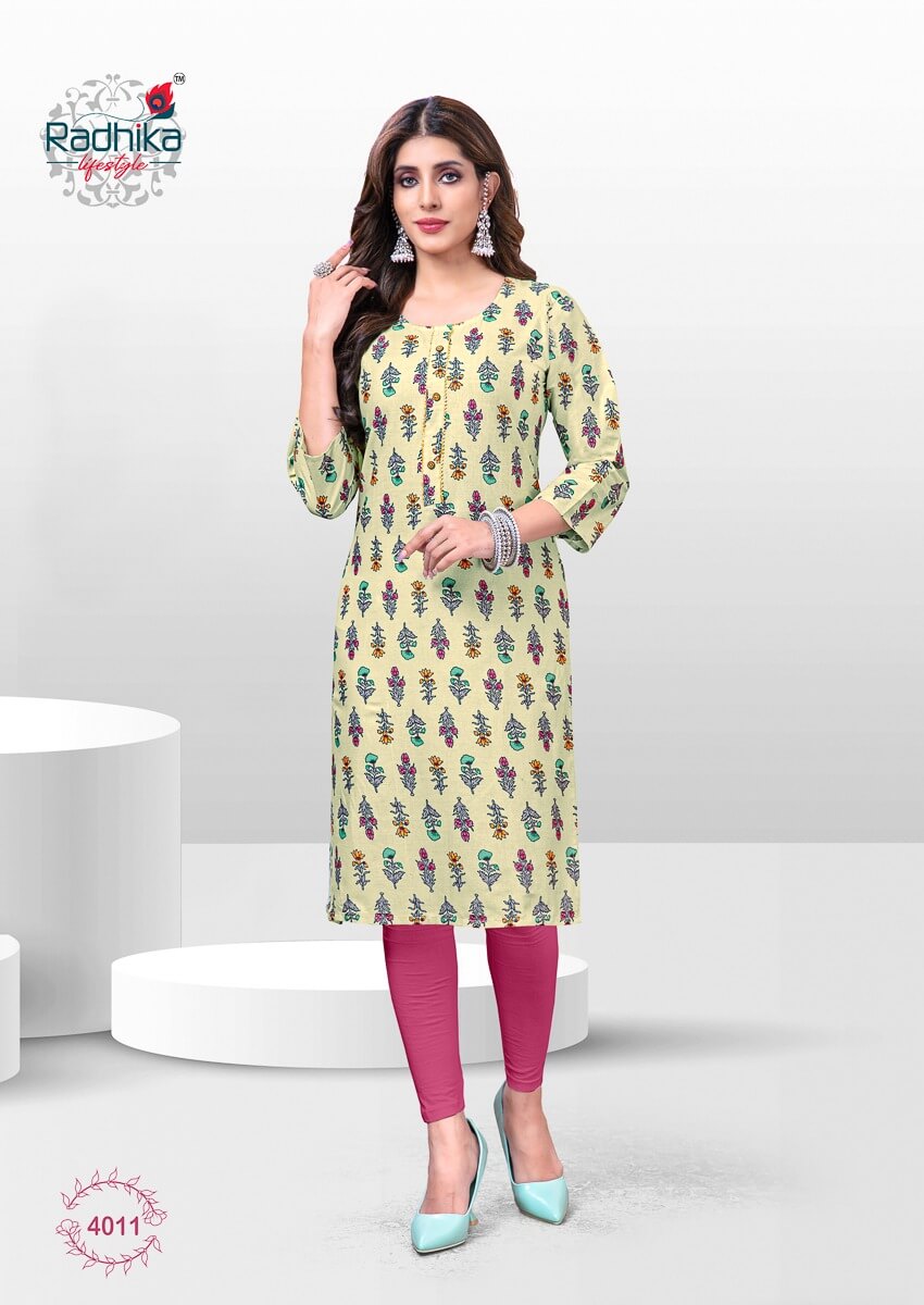 Radhika Lifestyle Traditional vol 4 Kurtis Below 300 Catalog collection 6