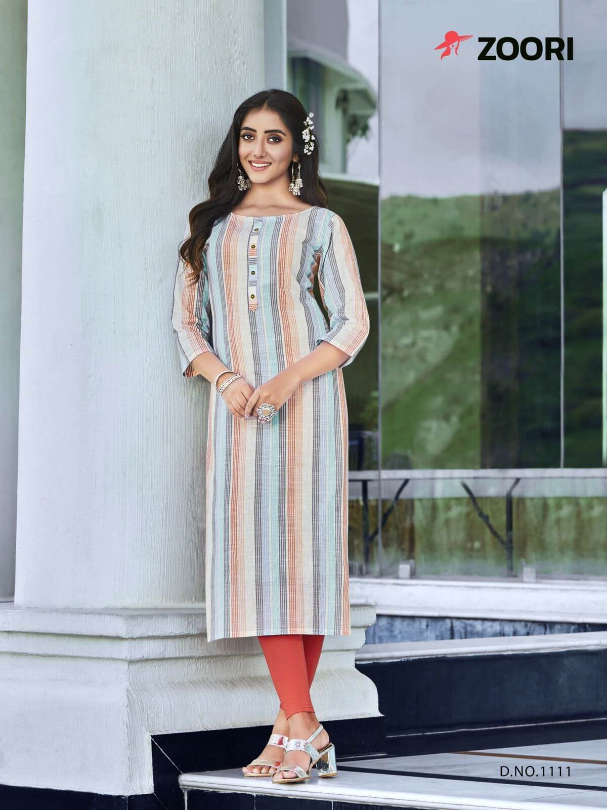 Zoori Akshara vol 19 Office Wear Kurtis Catalog collection 4