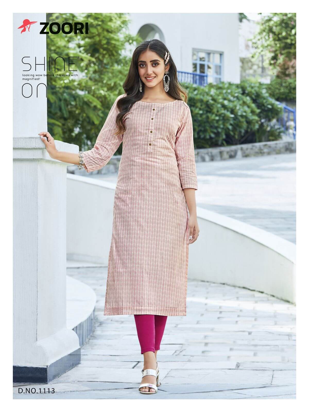 Zoori Akshara vol 19 Office Wear Kurtis Catalog collection 6