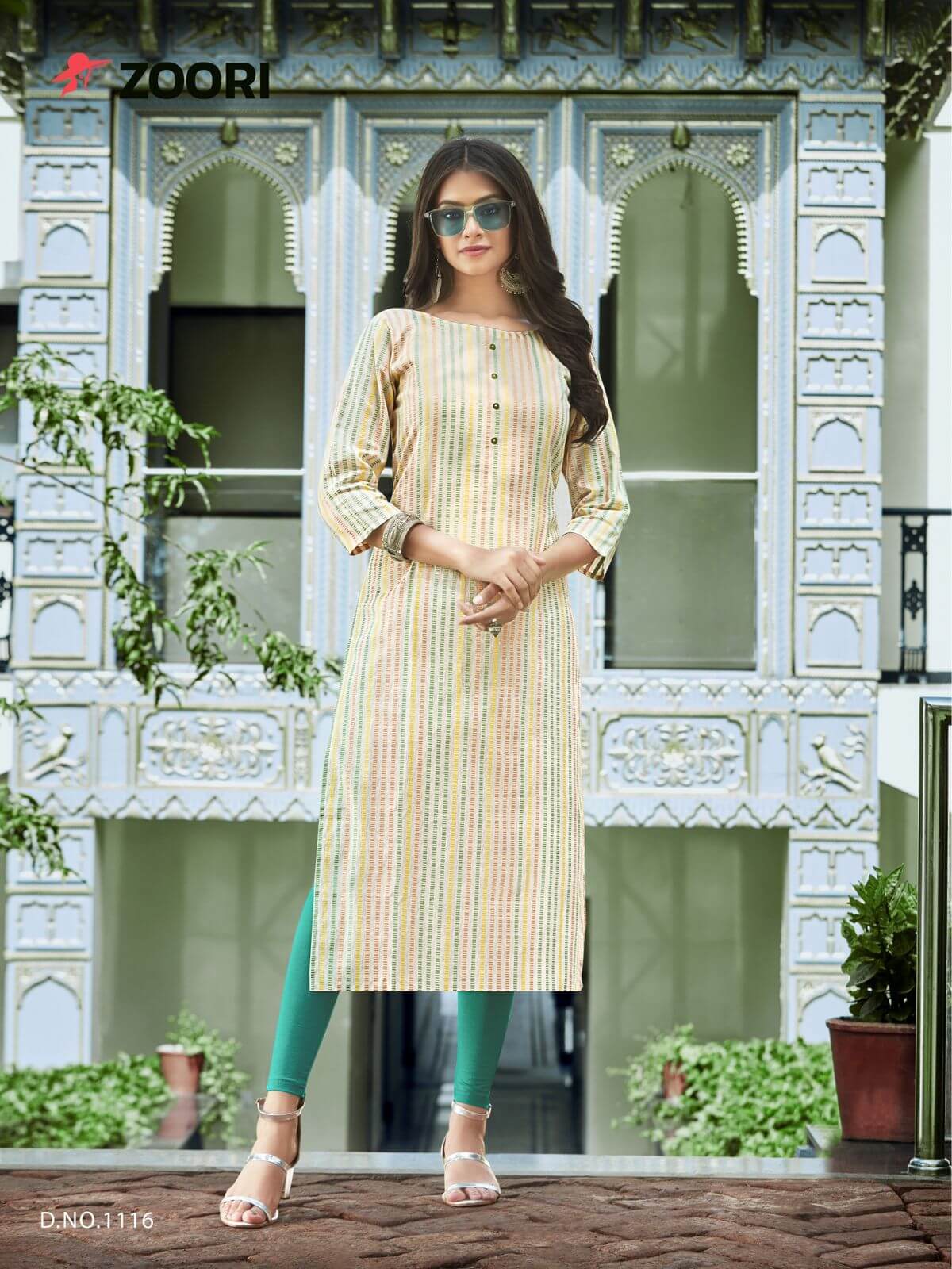 Zoori Akshara vol 19 Office Wear Kurtis Catalog collection 5