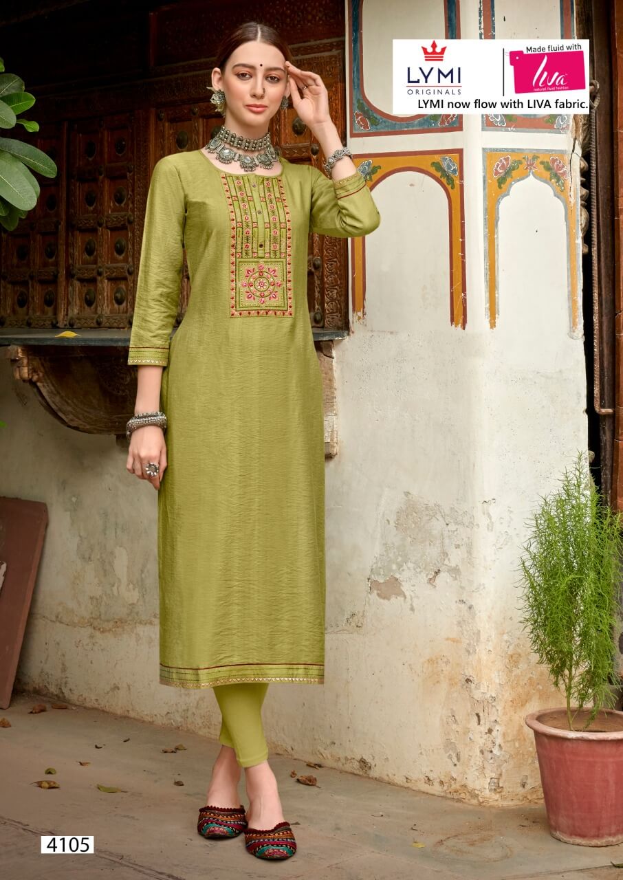 Rangoon Aaina vol 4 Embroidery Kurti Catalog collection 1