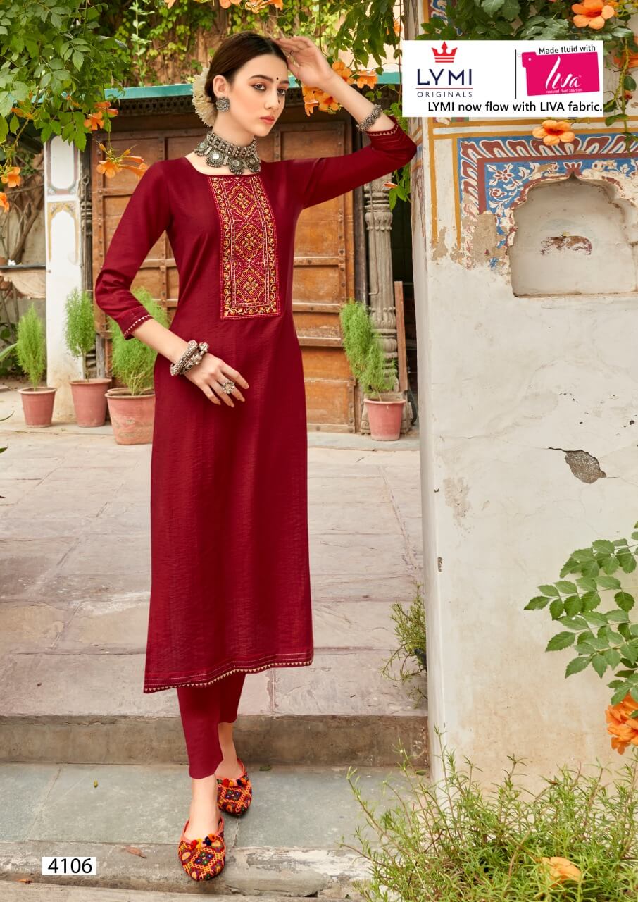 Rangoon Aaina vol 4 Embroidery Kurti Catalog collection 6