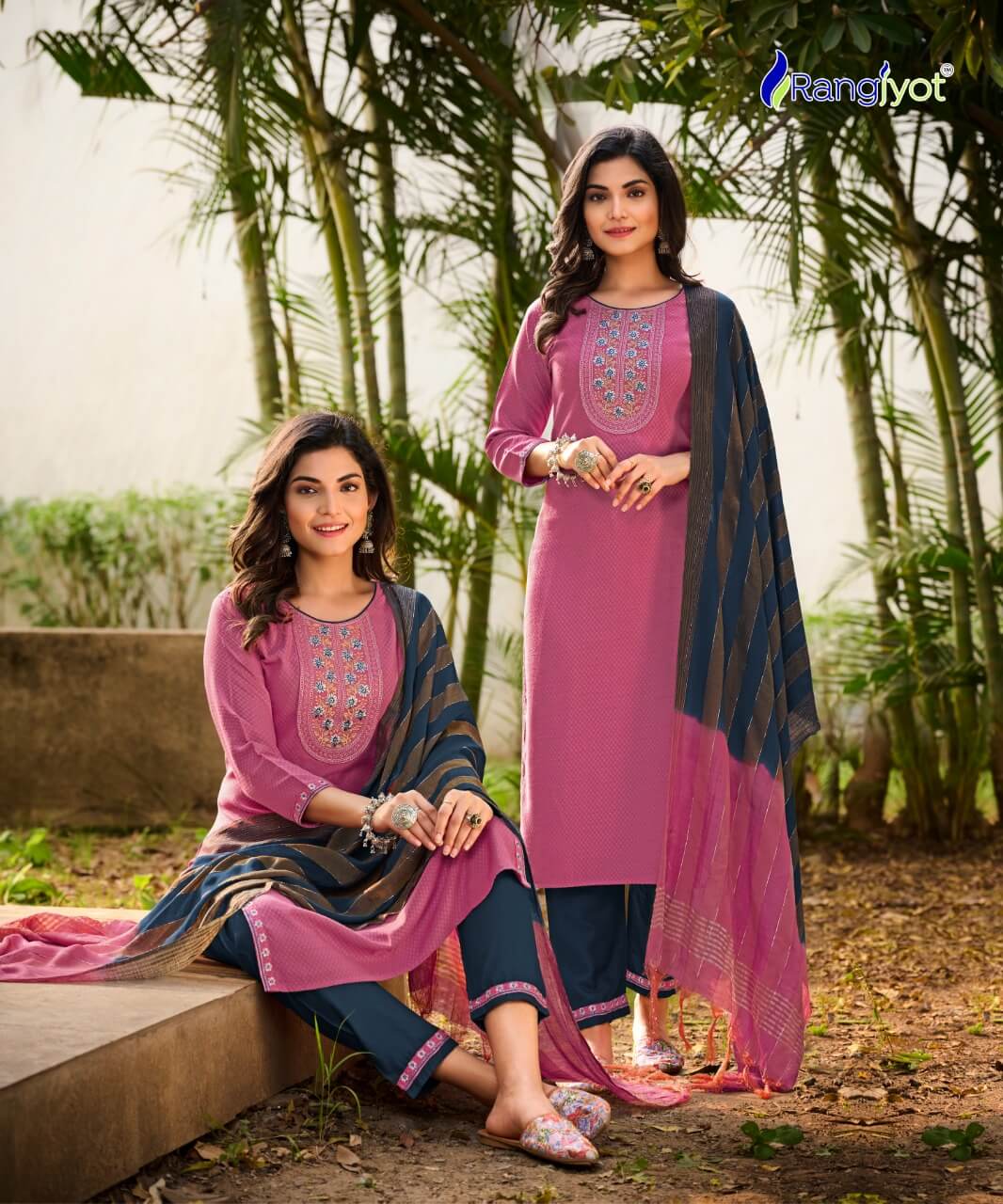 Rangjyot Veena vol 1 Salwar Kameez Catalog collection 9