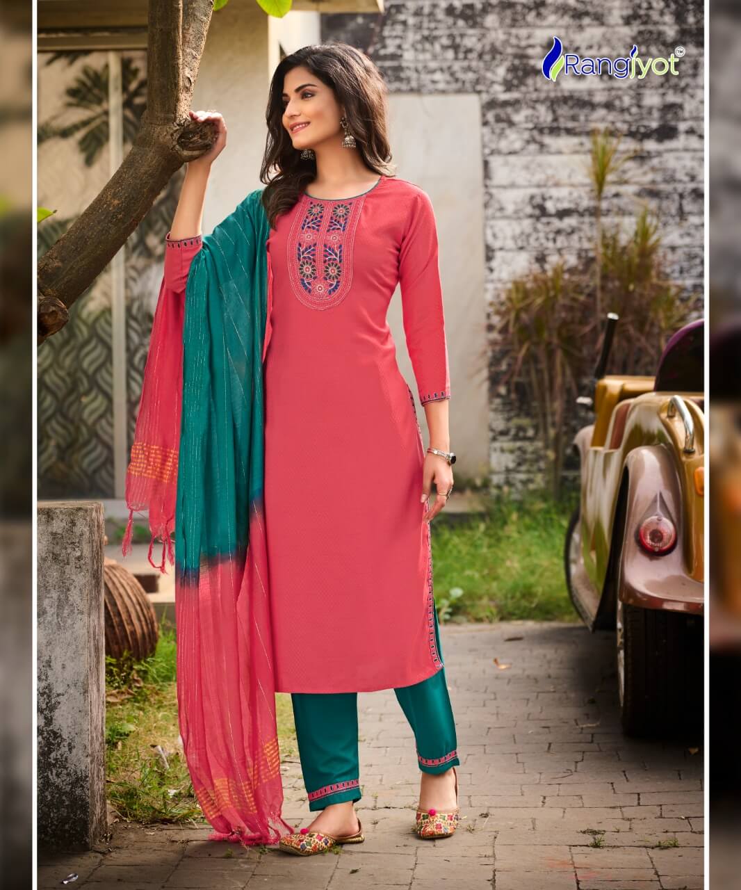 Rangjyot Veena vol 1 Salwar Kameez Catalog collection 10