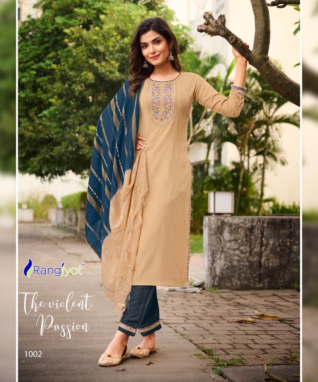 Rangjyot Veena vol 1 Salwar Kameez Catalog collection 11