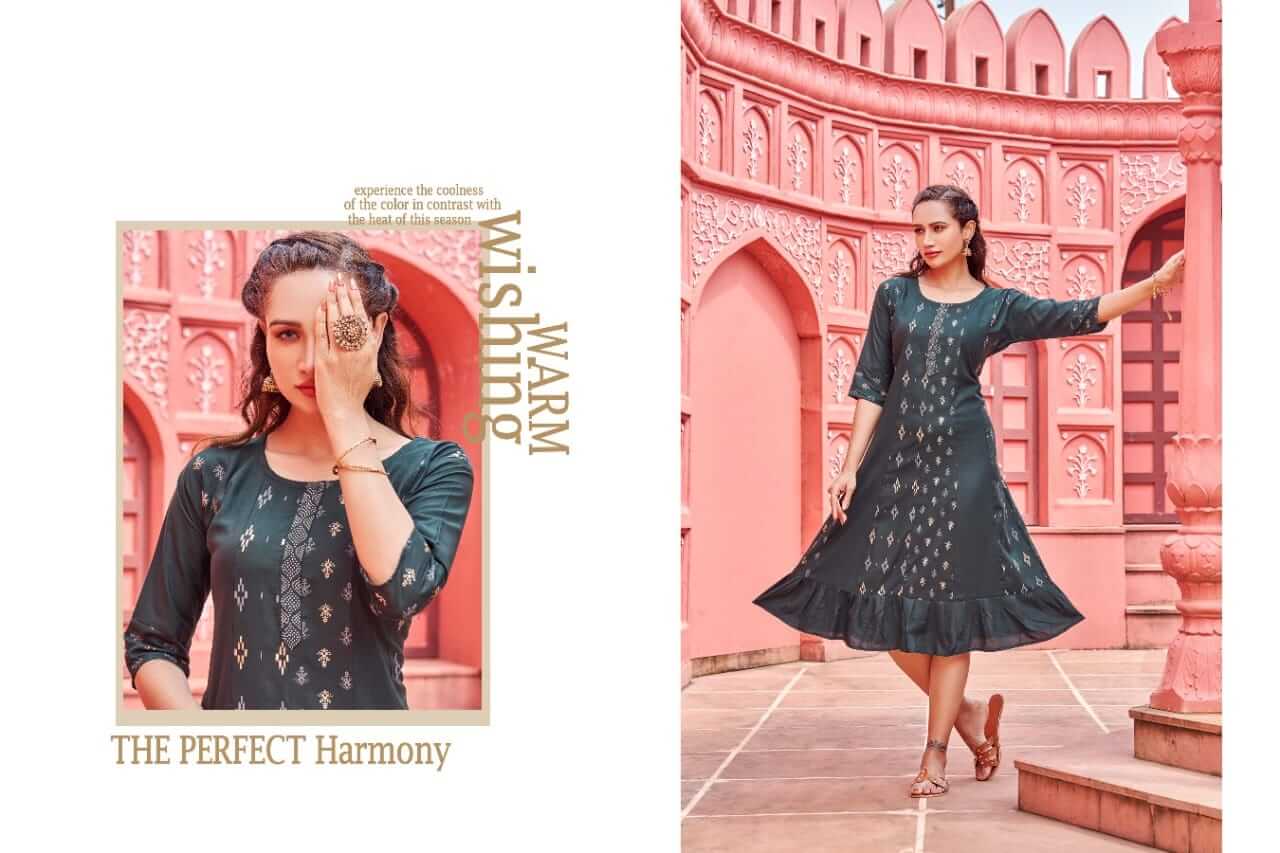 Kinti Spectrum vol 4 Anarkali Kurti Catalog collection 1