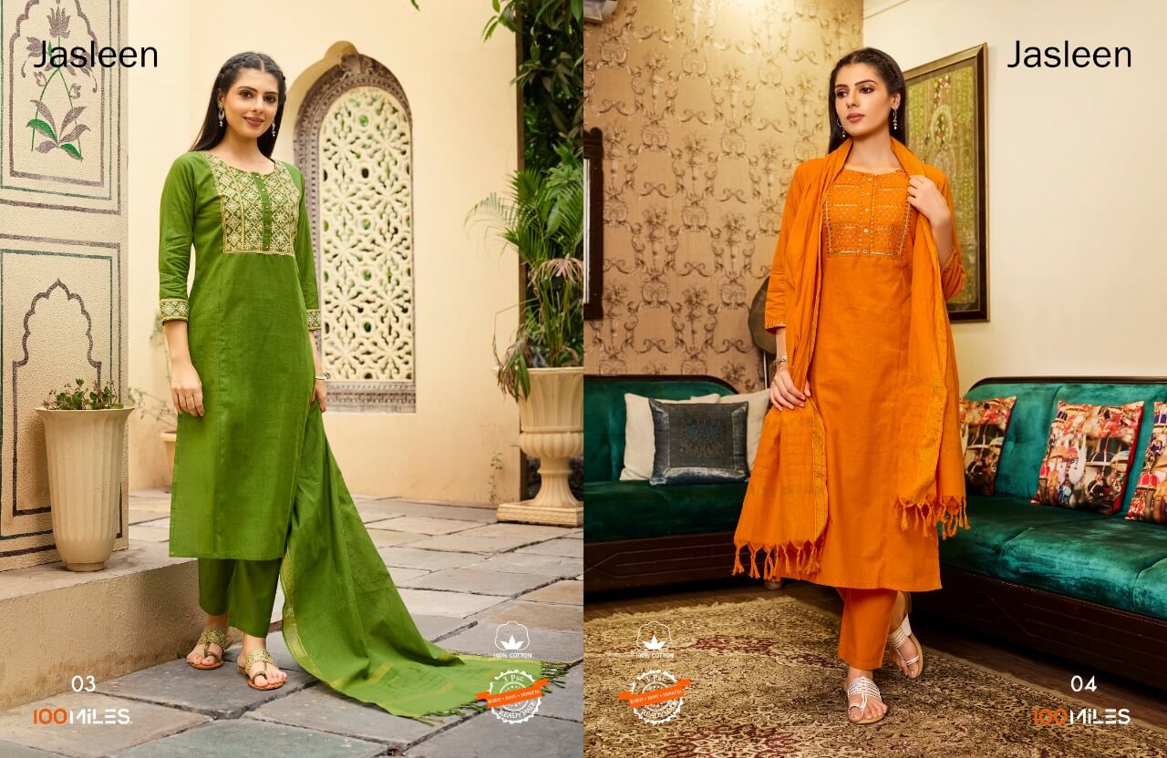 100Miles Jasleen Readymade Dress Catalog collection 2