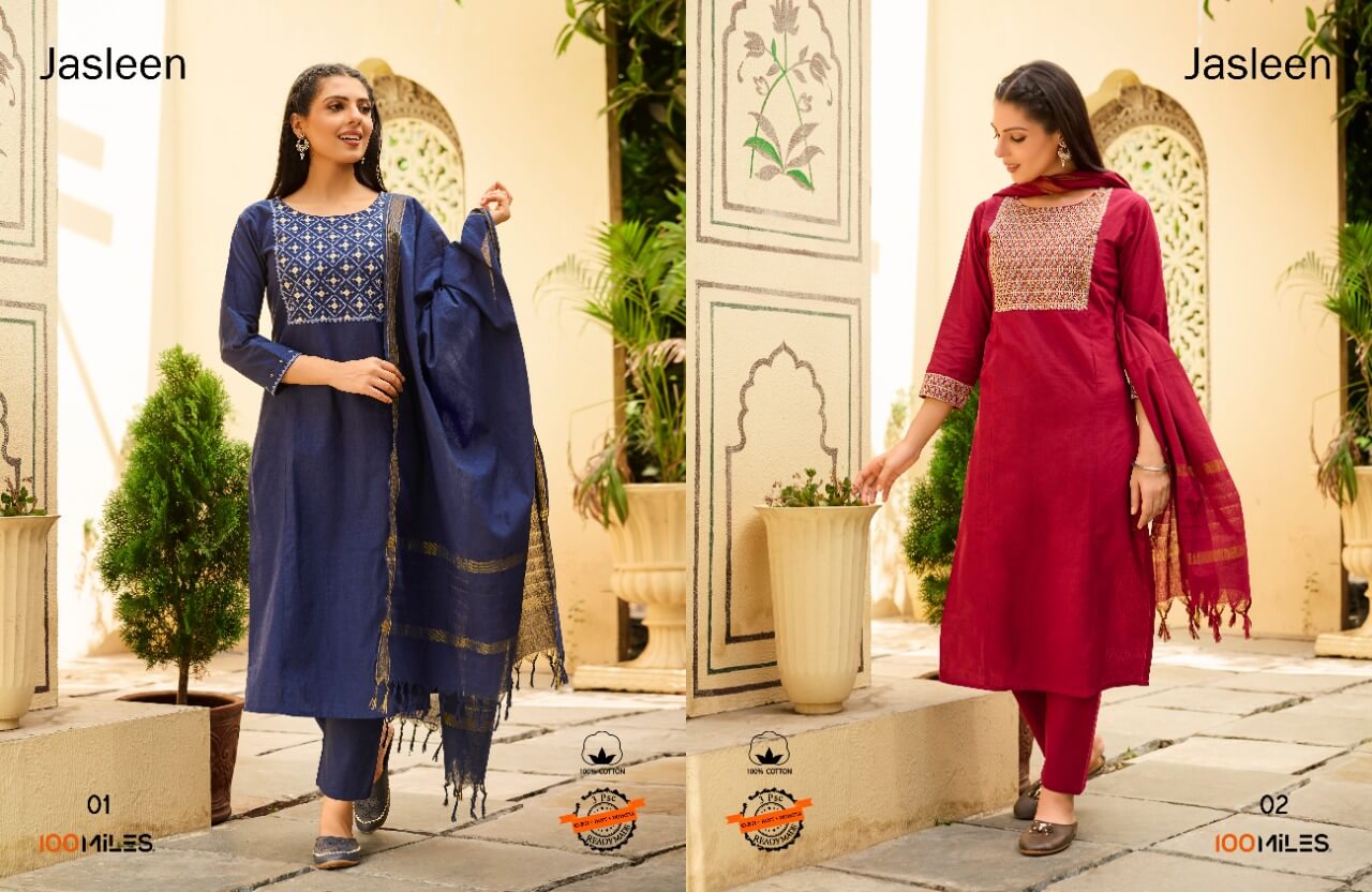 100Miles Jasleen Readymade Dress Catalog collection 6