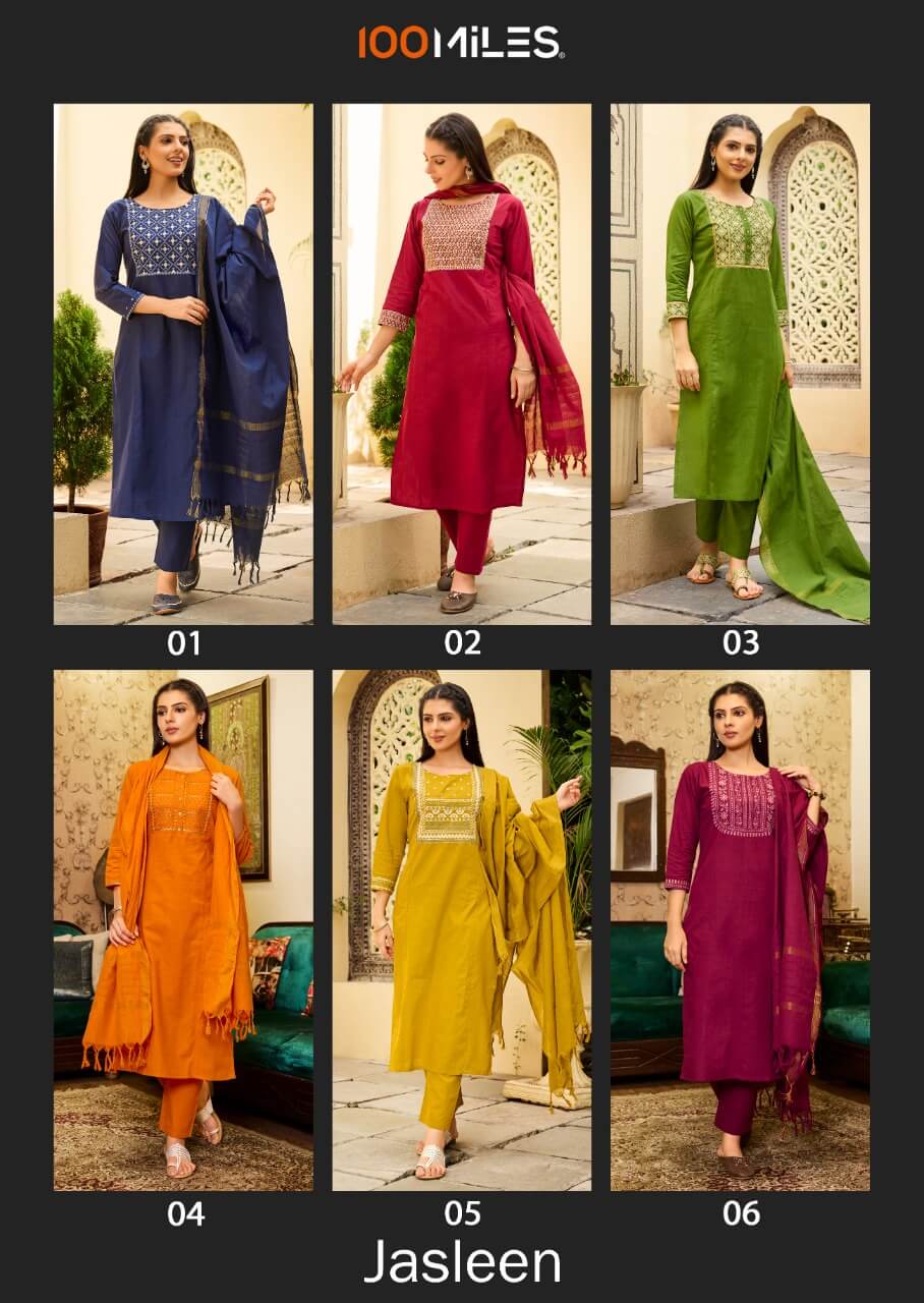 100Miles Jasleen Readymade Dress Catalog collection 3
