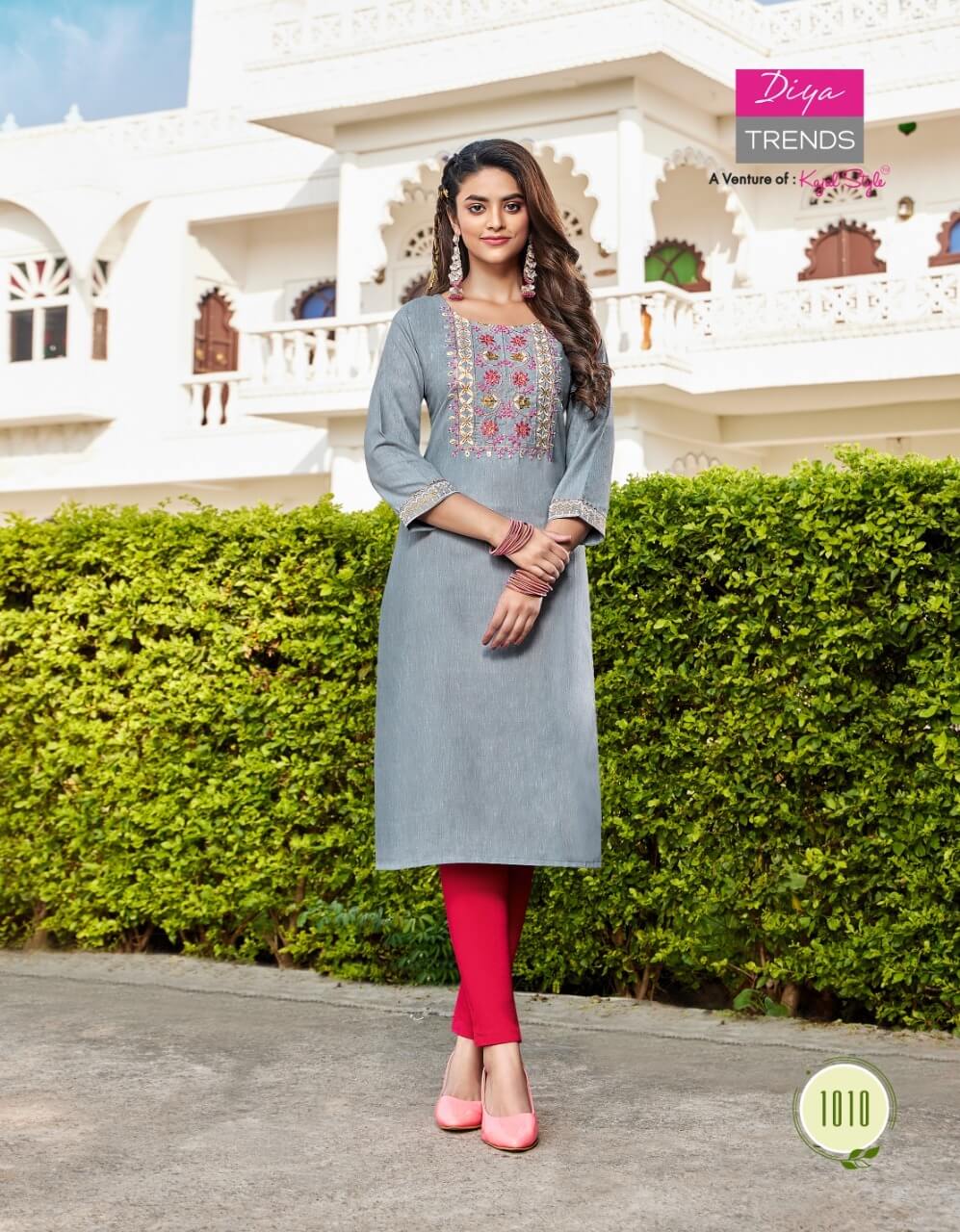 Diya Trends Fashion Bird vol 1 Rayon Kurti Catalog collection 13