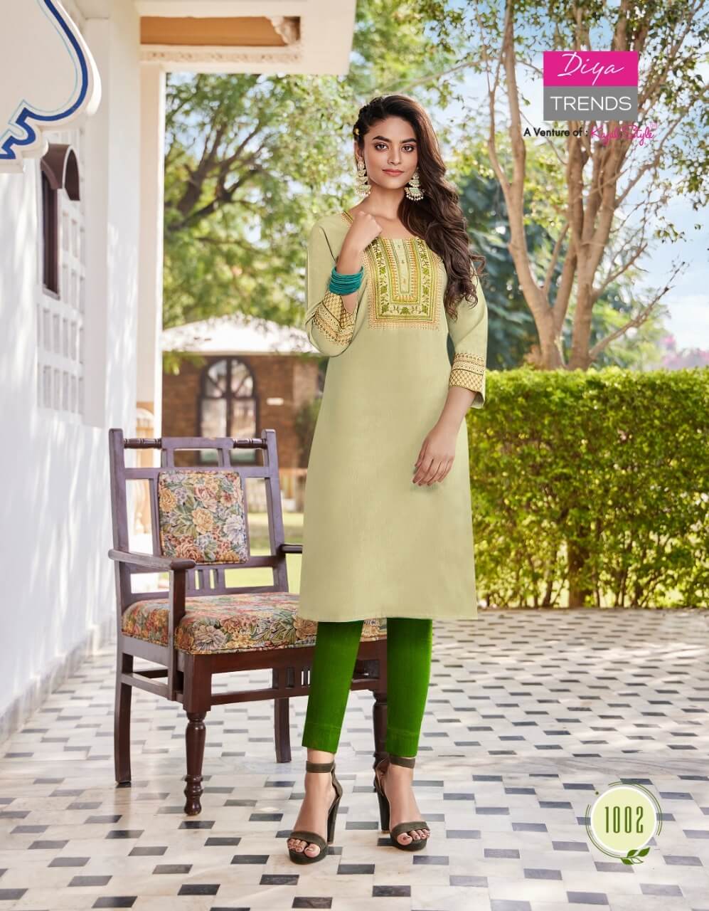 Diya Trends Fashion Bird vol 1 Rayon Kurti Catalog collection 8