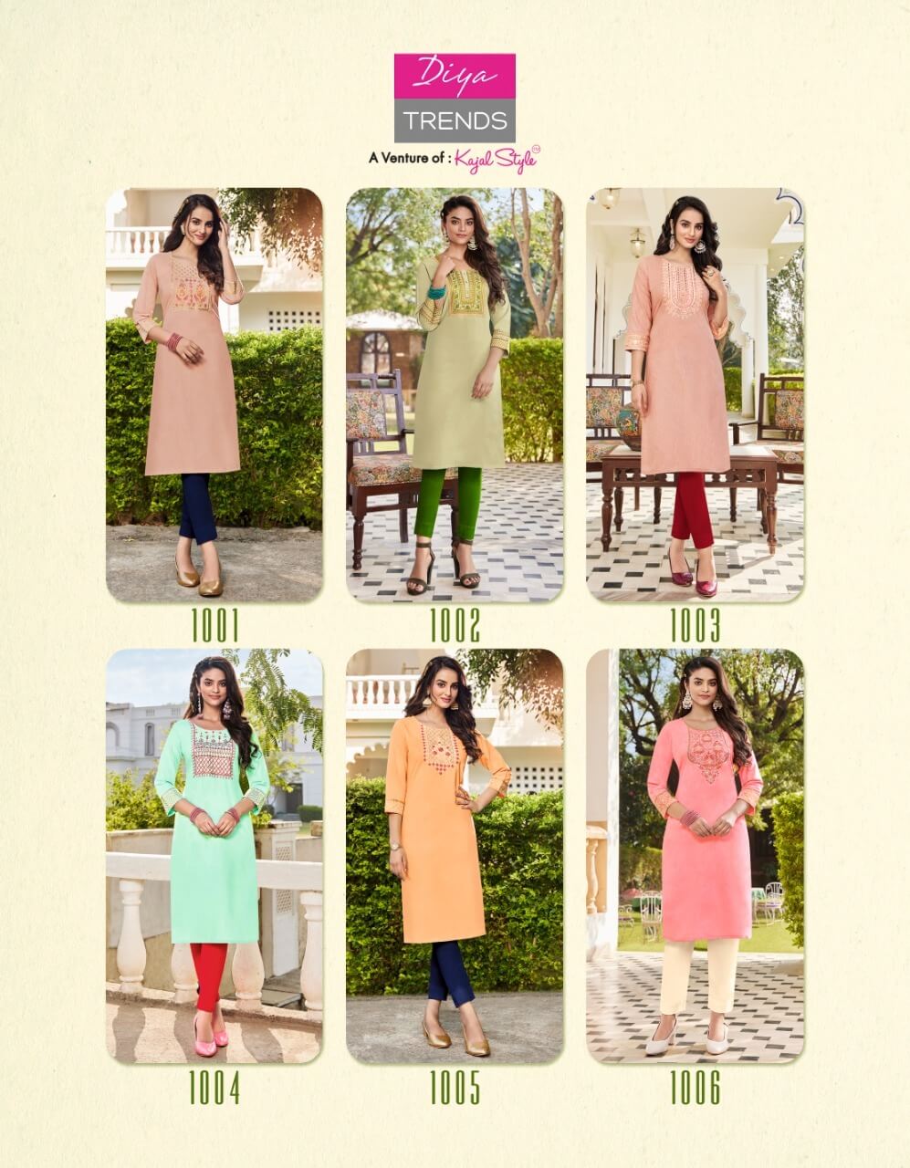 Diya Trends Fashion Bird vol 1 Rayon Kurti Catalog collection 5