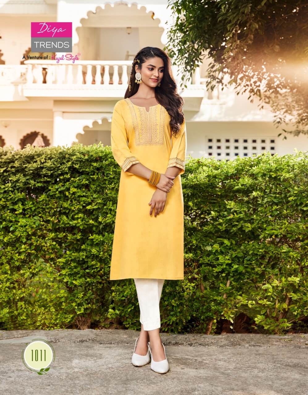 Diya Trends Fashion Bird vol 1 Rayon Kurti Catalog collection 15