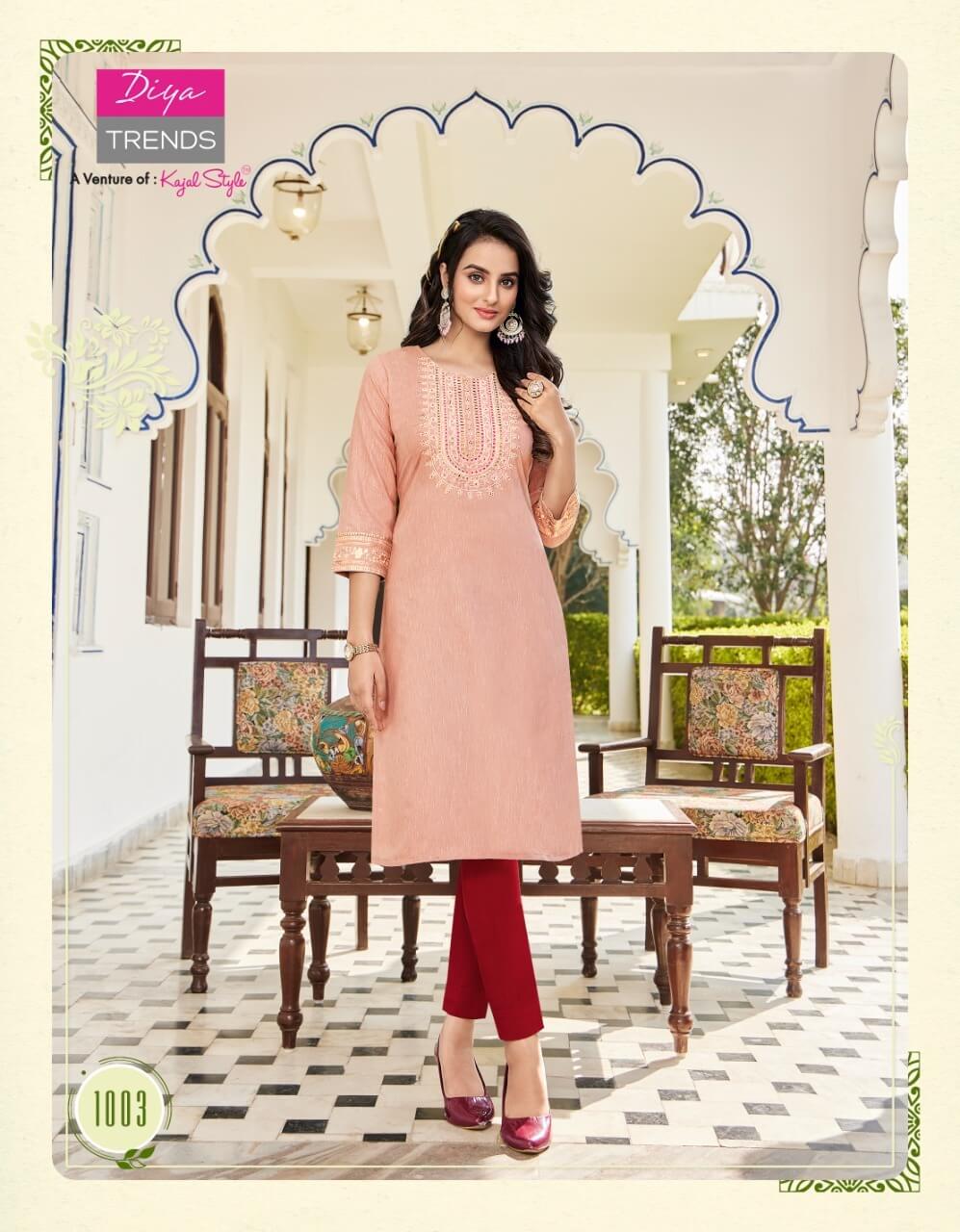 Diya Trends Fashion Bird vol 1 Rayon Kurti Catalog collection 4