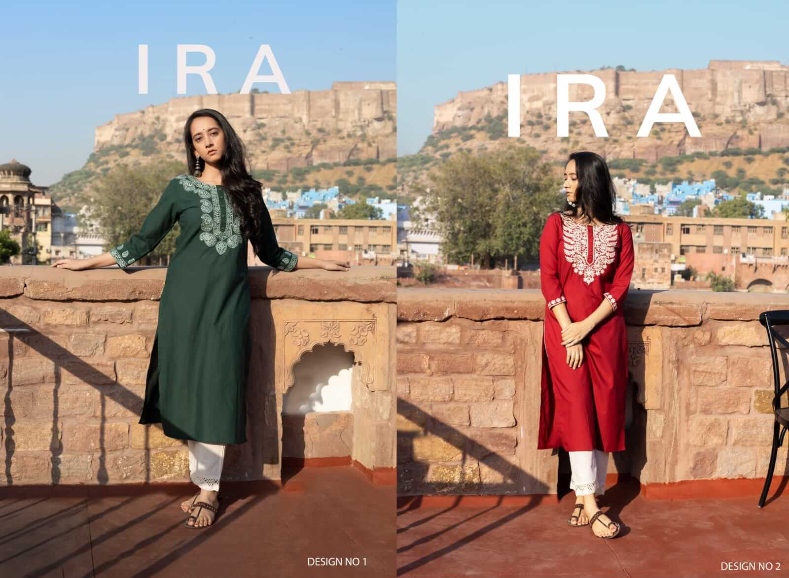 100Miles Ira Cotton Kurti Catalog collection 2