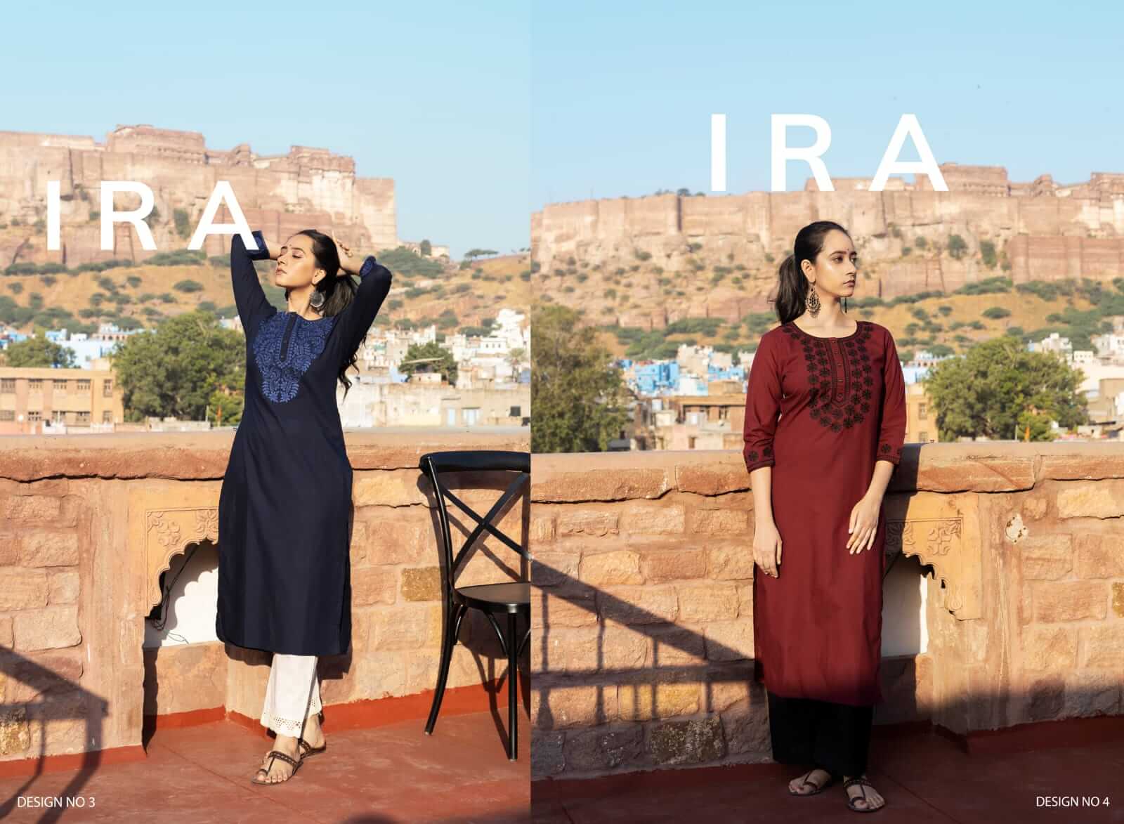 100Miles Ira Cotton Kurti Catalog collection 1