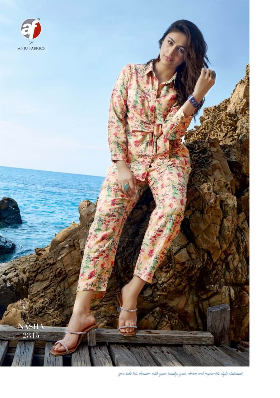 Anju Fabrics Nasha Western Wear Catalog collection 13