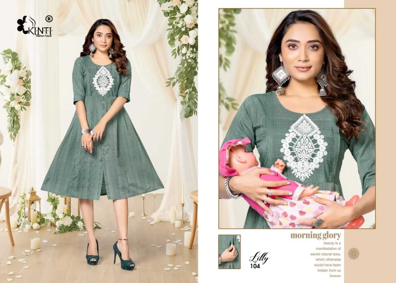 Kinti Lilly Cotton Kurtis Catalog collection 6