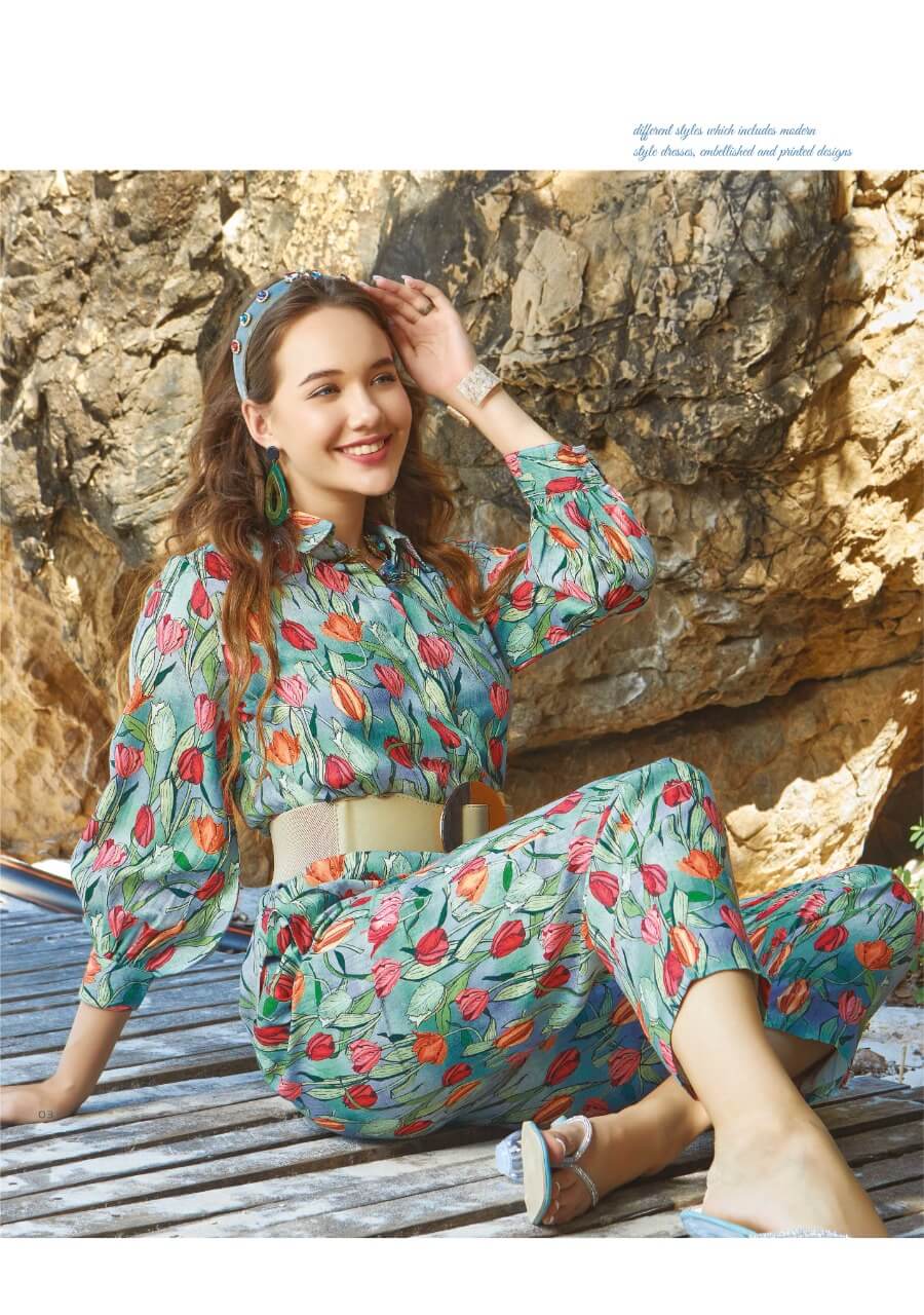 Anju Fabrics Nasha Western Wear Catalog collection 3