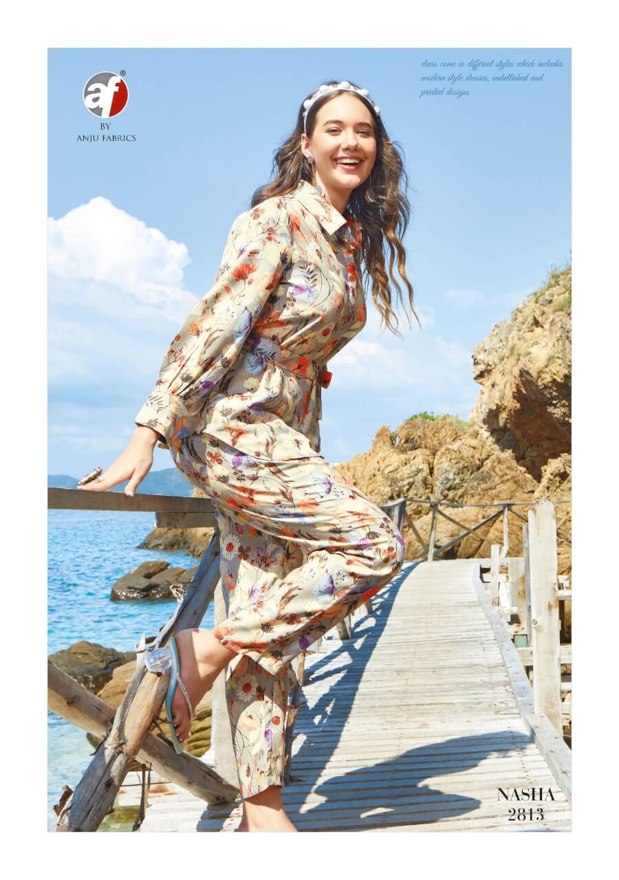 Anju Fabrics Nasha Western Wear Catalog collection 14