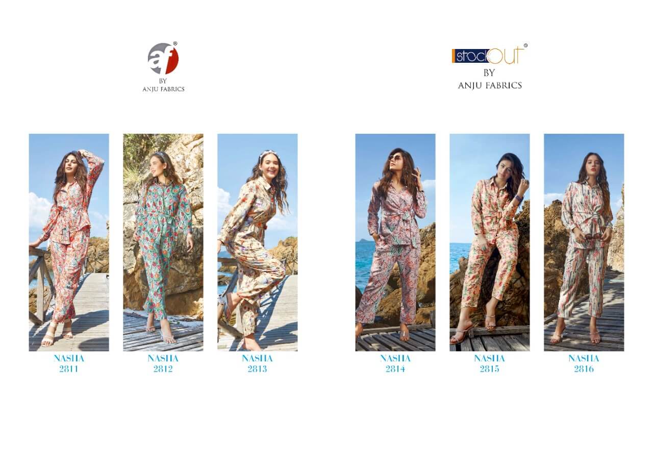 Anju Fabrics Nasha Western Wear Catalog collection 5