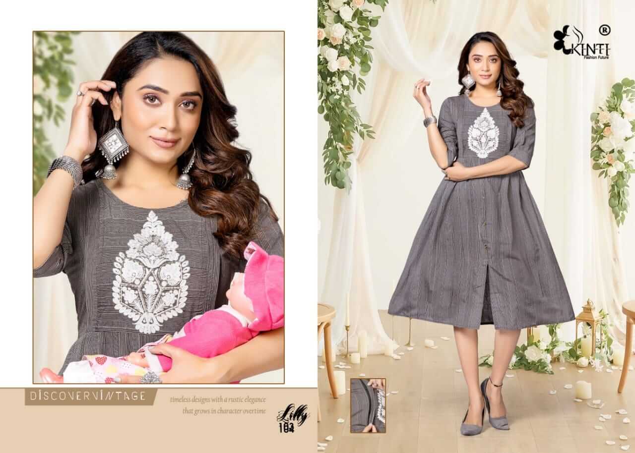 Kinti Lilly Cotton Kurtis Catalog collection 7