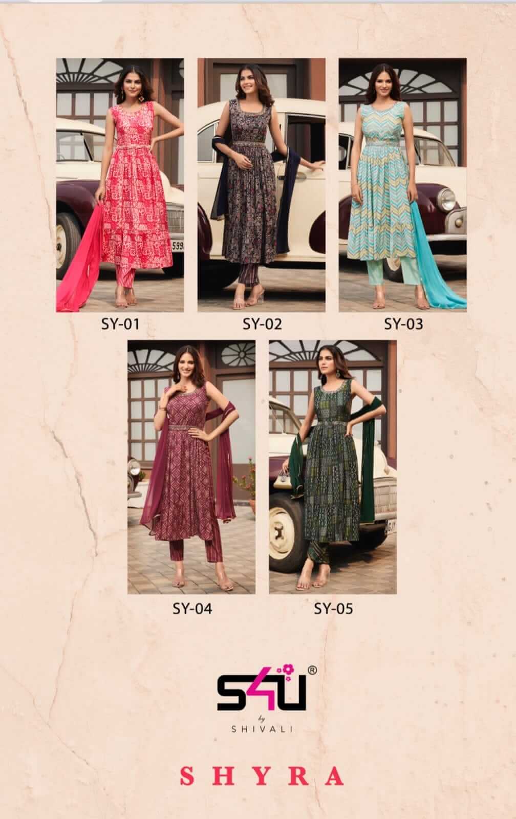 S4u Shyra Salwar Kameez Catalog collection 3