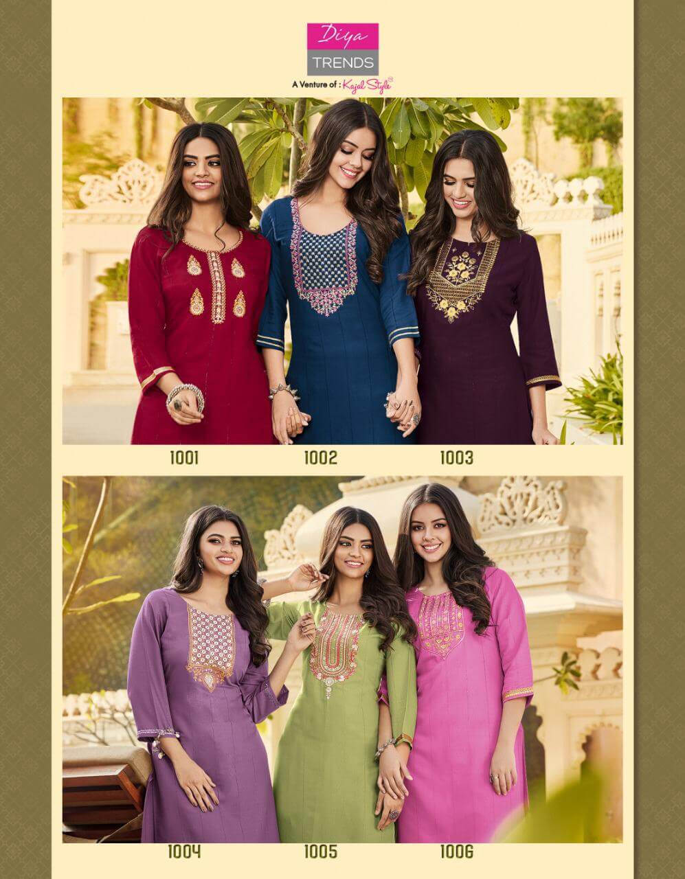 Diya Trends Mintra vol 1 Plus Size Kurtis Catalog collection 9