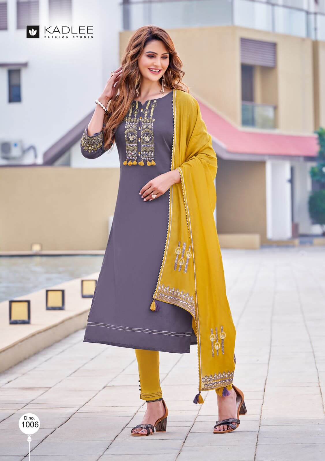 Kadlee Anupma Embroidery Salwar Kameez Catalog collection 10