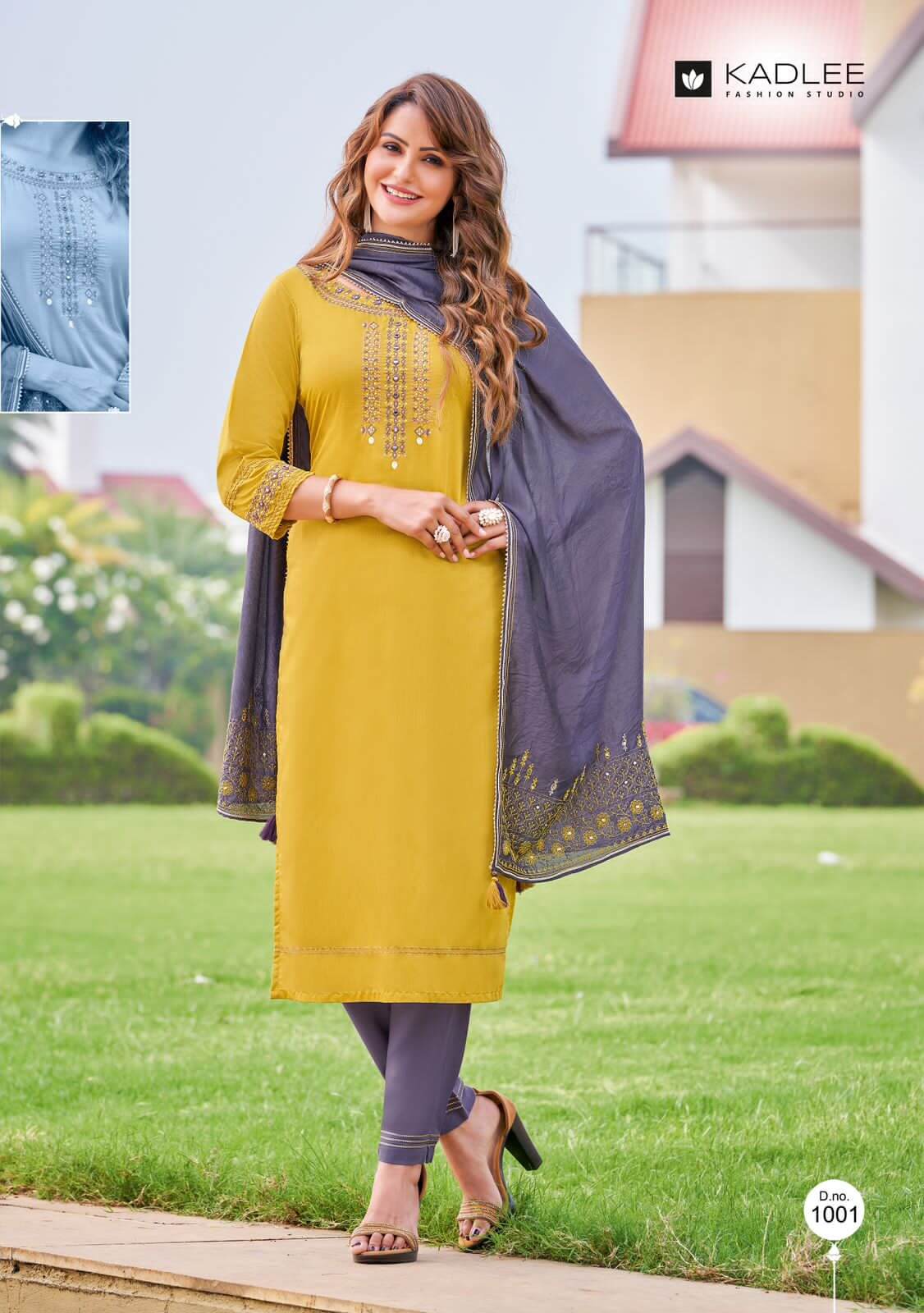 Kadlee Anupma Embroidery Salwar Kameez Catalog collection 4