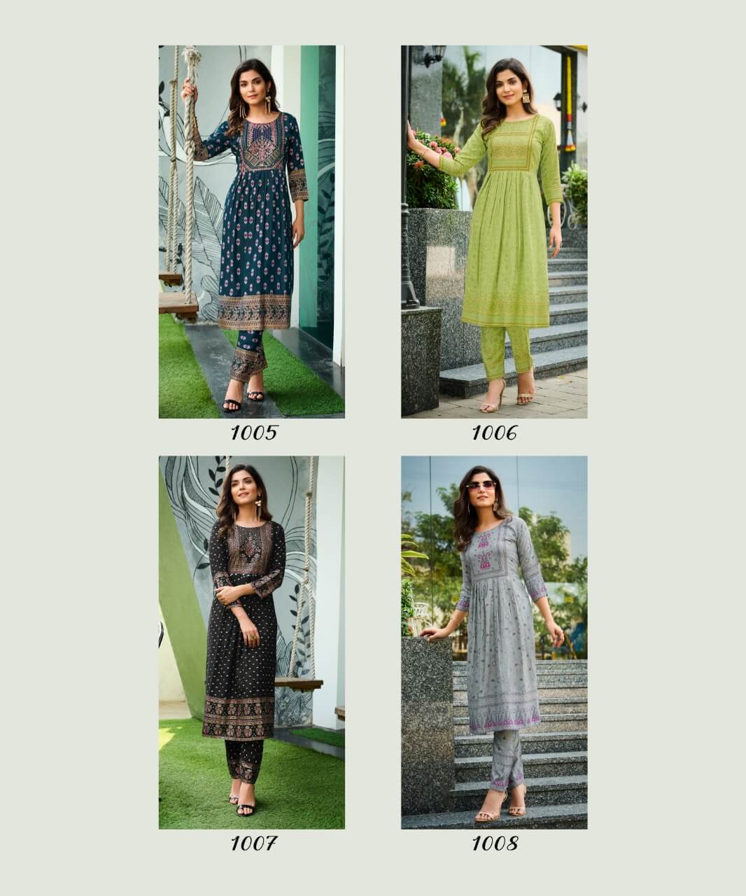 Rangjyot Saarvi vol 1 Kurtis with Bottom Catalog collection 3