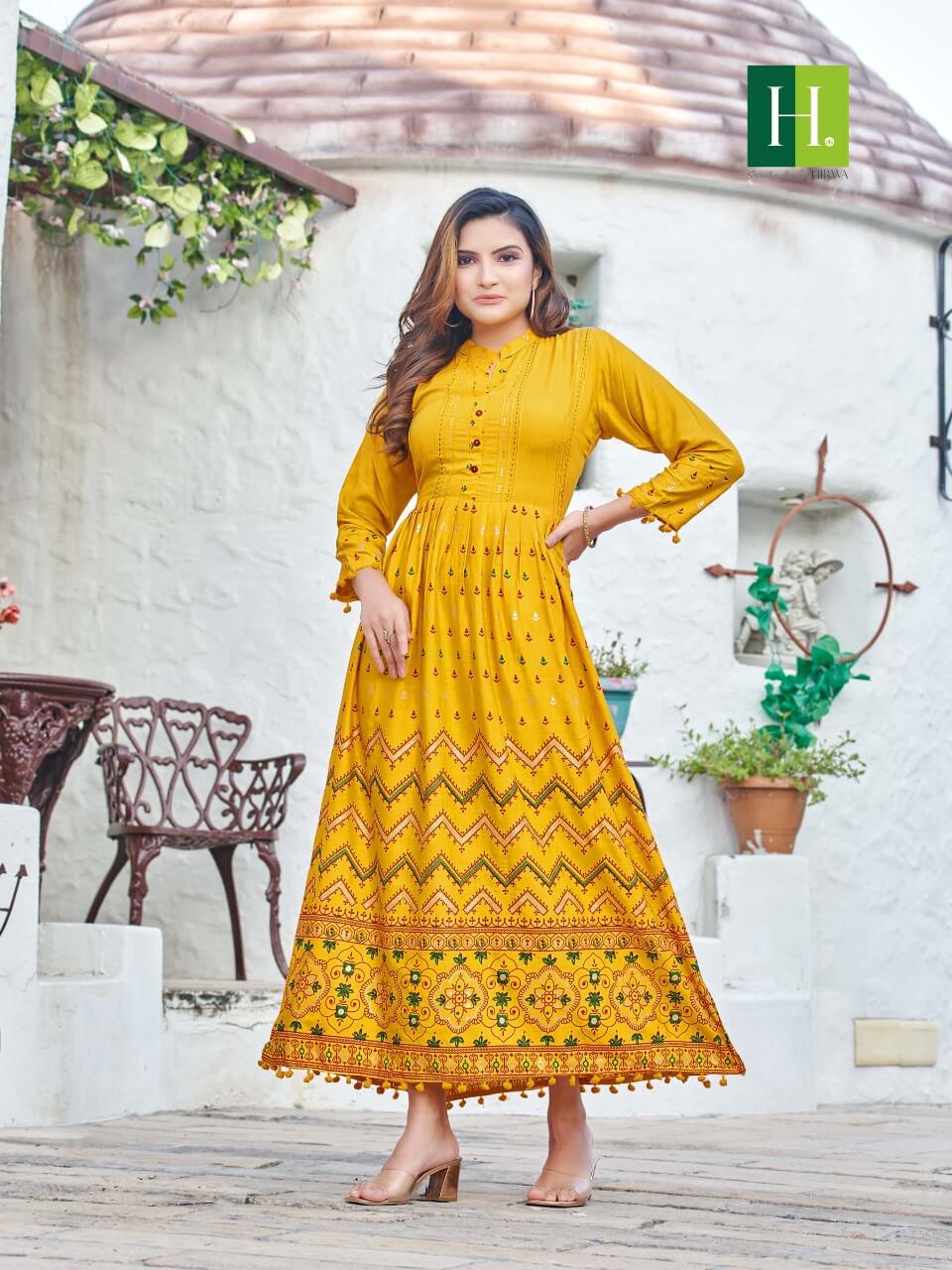 Hirwa Sunidhi Plus Size Kurtis Catalog collection 5