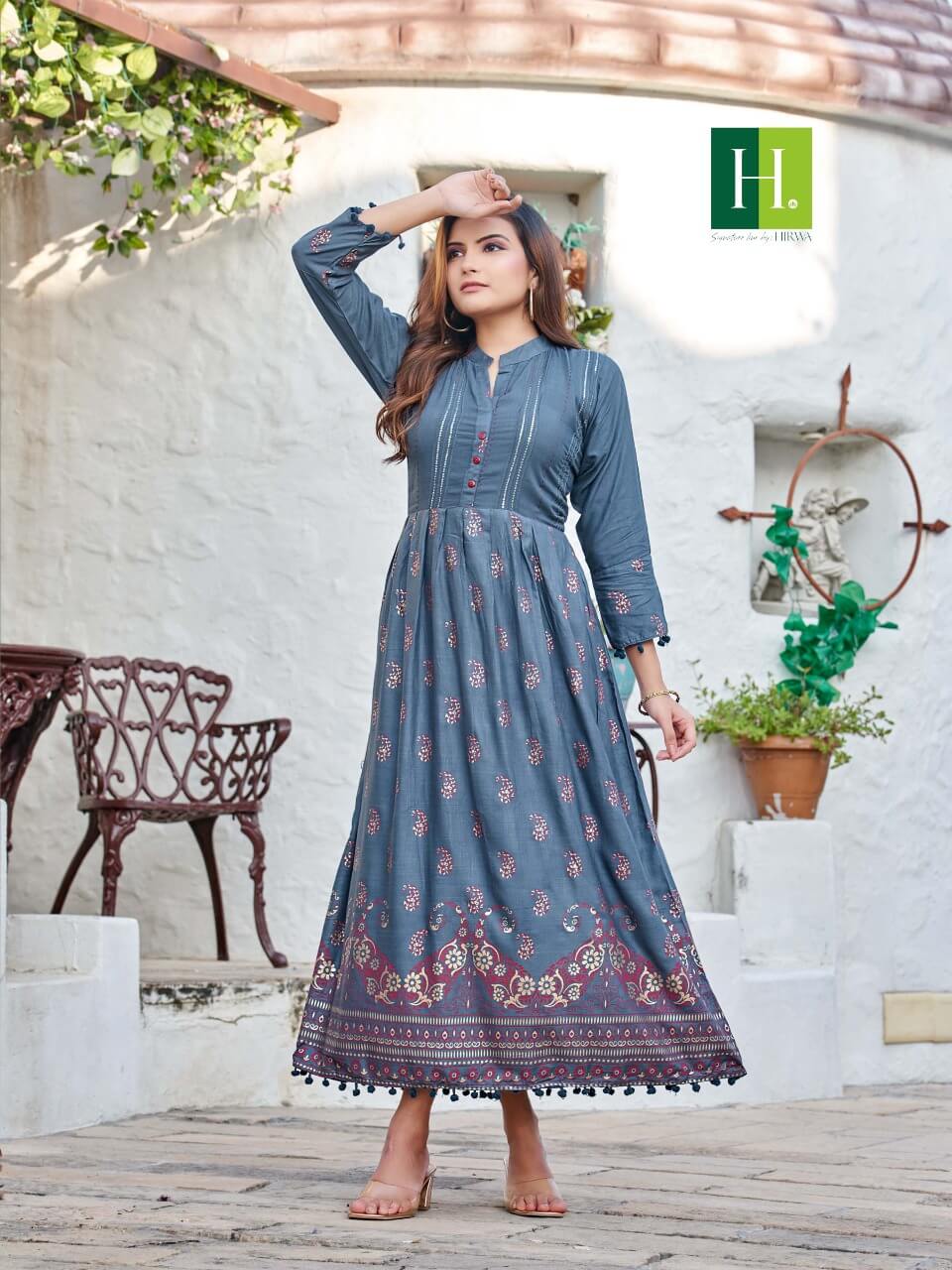 Hirwa Sunidhi Plus Size Kurtis Catalog collection 3