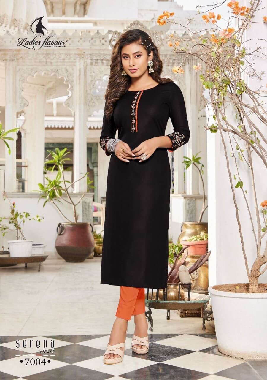 Ladies Flavour Serena vol 7 Rayon Kurti Catalog collection 7