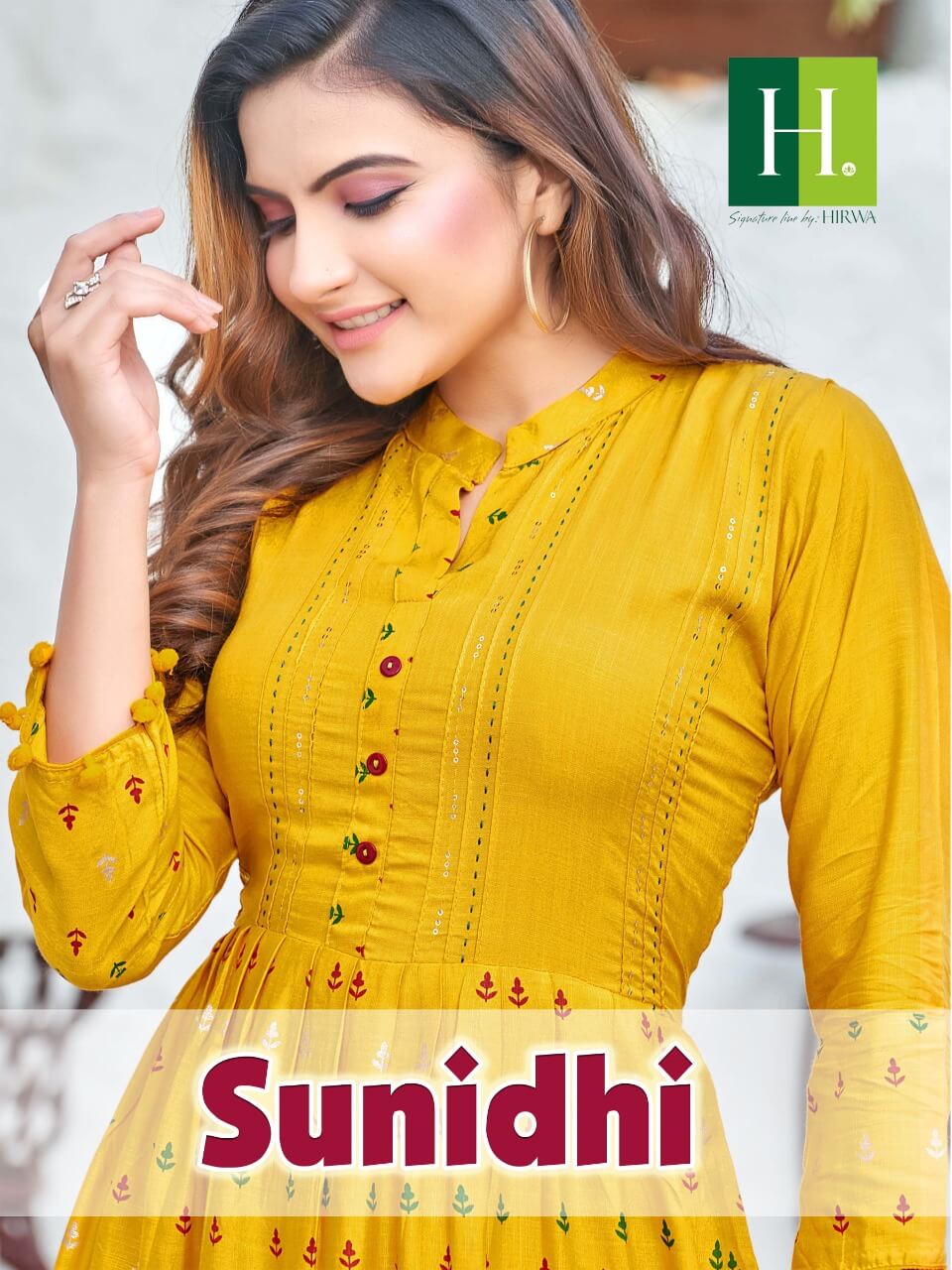 Hirwa Sunidhi Plus Size Kurtis Catalog collection 8