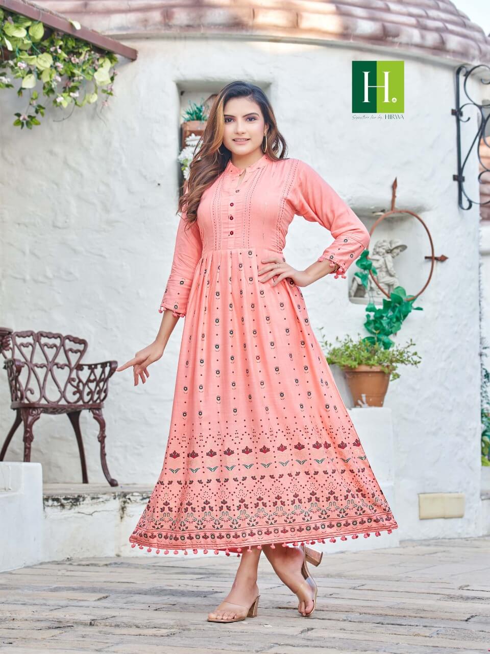 Hirwa Sunidhi Plus Size Kurtis Catalog collection 7