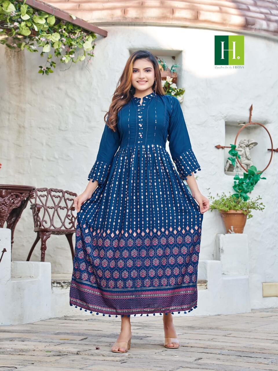 Hirwa Sunidhi Plus Size Kurtis Catalog collection 4