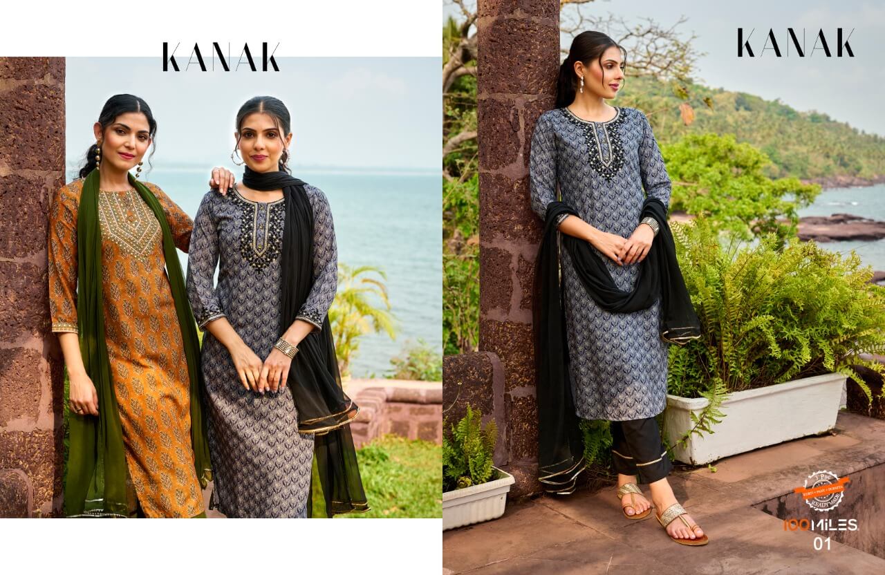 100Miles Kanak Salwar Kameez Catalog collection 3