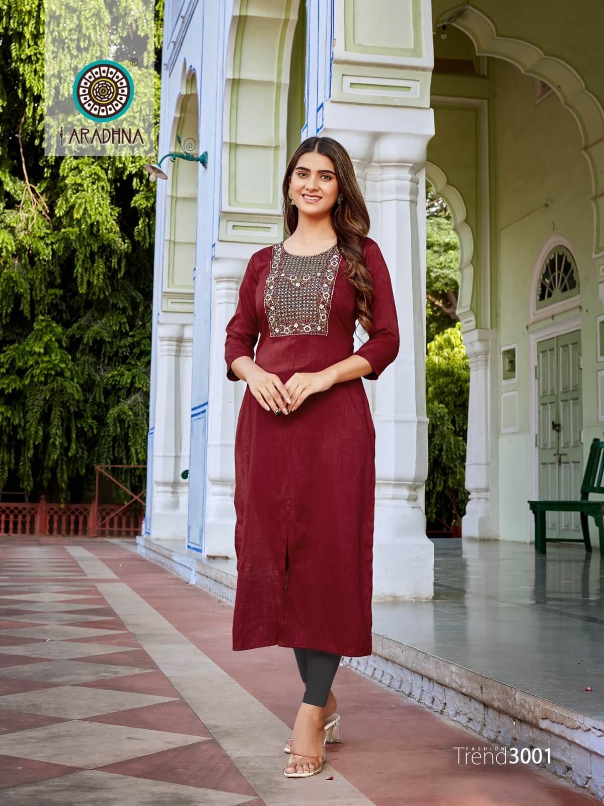 Aradhna Fashion Trend vol 3 Rayon Kurti Catalog collection 8